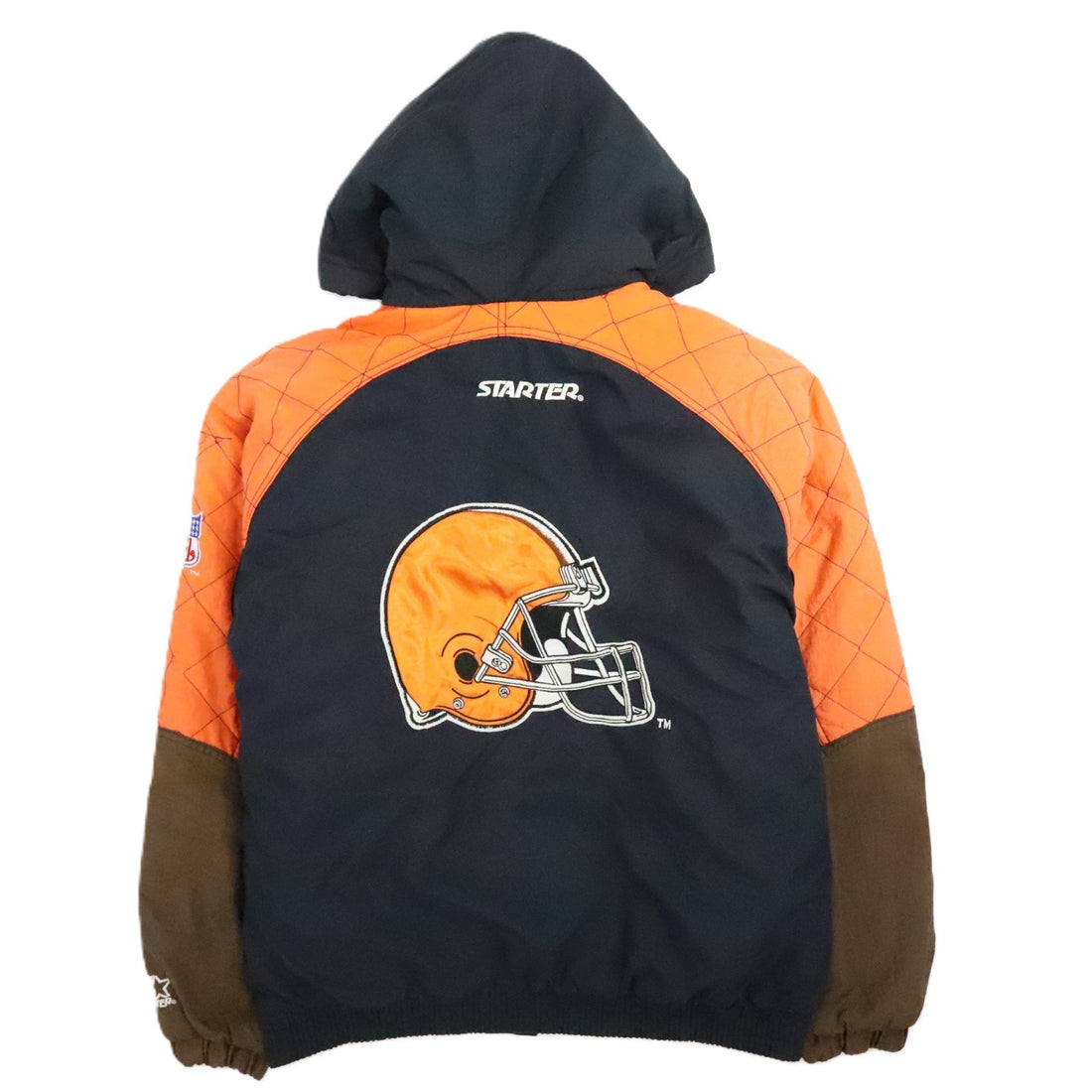 Vintage Cleveland Browns Starter Puffer Jacket Size Medium 90s NFL