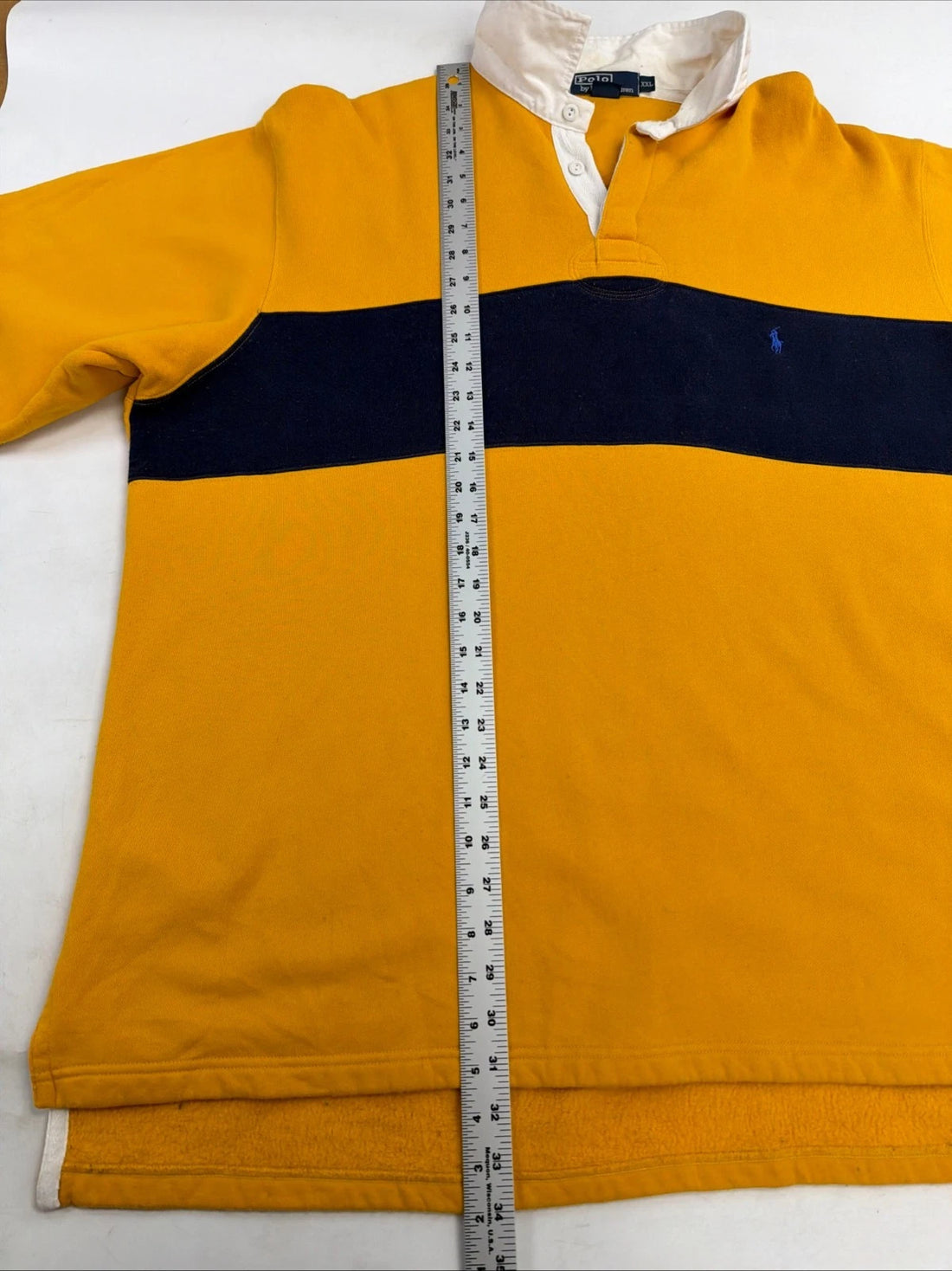 Vintage Polo Ralph Lauren Sweatshirt Rugby Shirt Size 2XL Striped