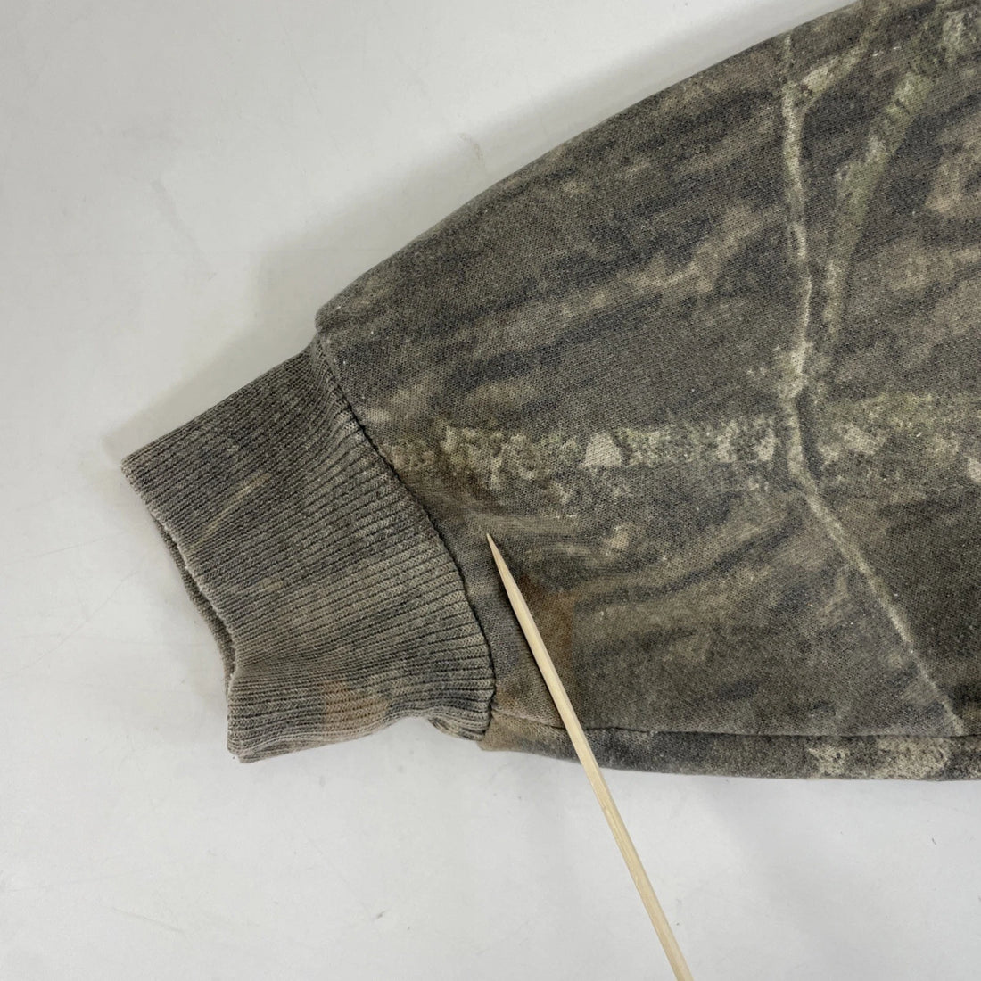 Mossy Oak Breakup Camo Full Zip Sweatshirt Hoodie Size 2XL