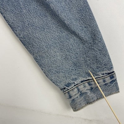Vintage Levi Strauss & Co. Denim Trucker Jacket Size XL Plaid Lined 70518-0350