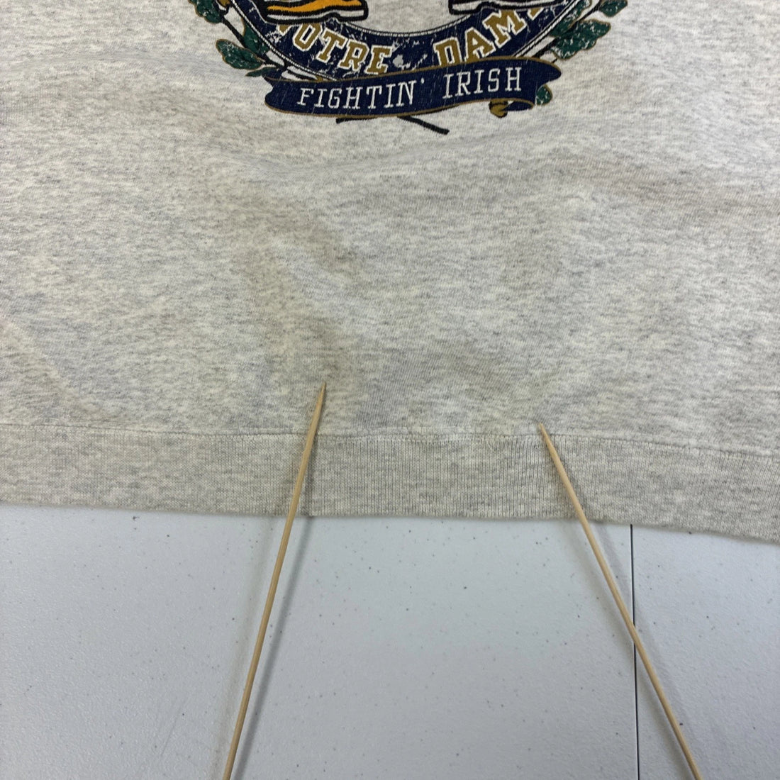 Vintage Notre Dame Fighting Irish Crewneck Sweatshirt Size Large NCAA