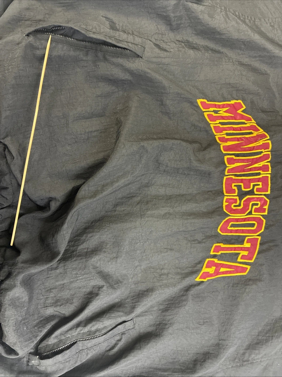 Vintage Minnesota Golden Gophers Champion Pullover Windbreaker Jacket XL NCAA
