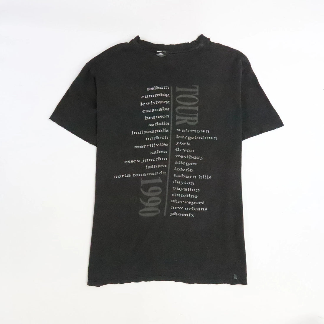 Vintage Reba Tour 1990 T-Shirt Size Large Distressed