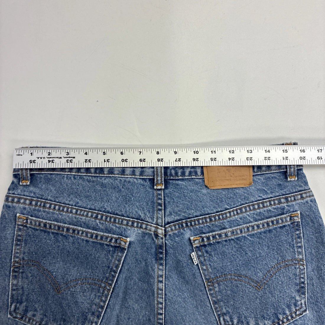 Vintage Levi Strauss & Co Denim Jeans Pants Size 32 X 31 White Tab