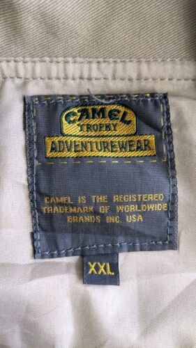 Vintage Camel Trophy Adventurewear Fishing Hunting Vest Size 2XL Beige