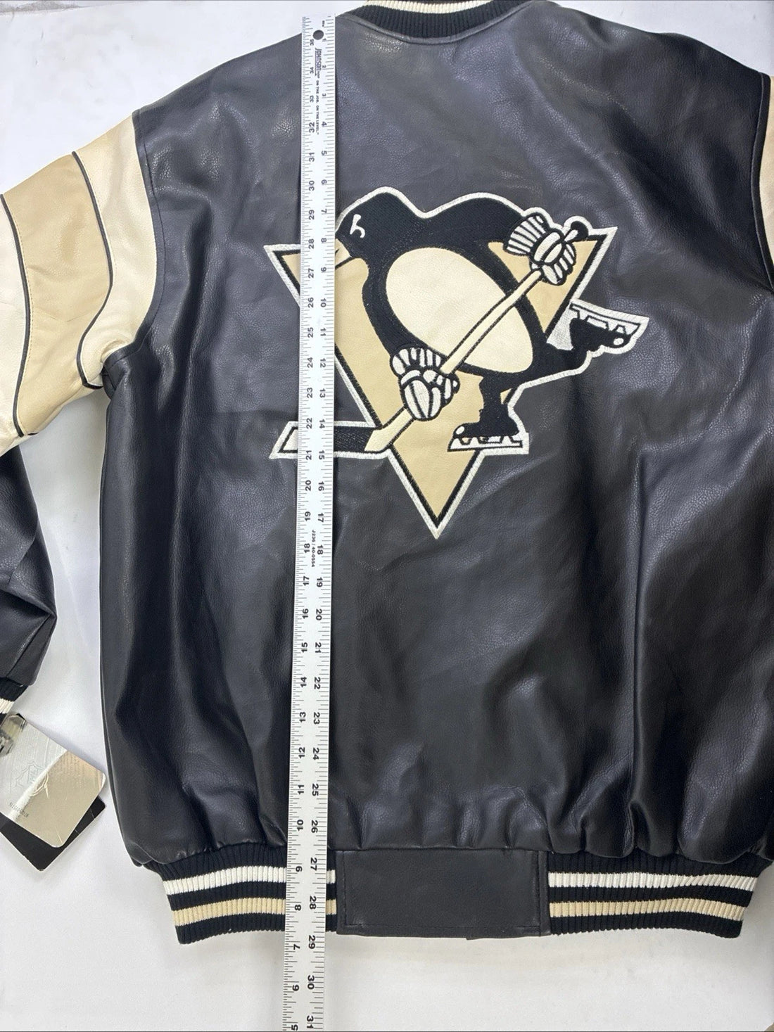 Pittsburgh Penguins G-III Varsity Jacket Medium NHL NWT