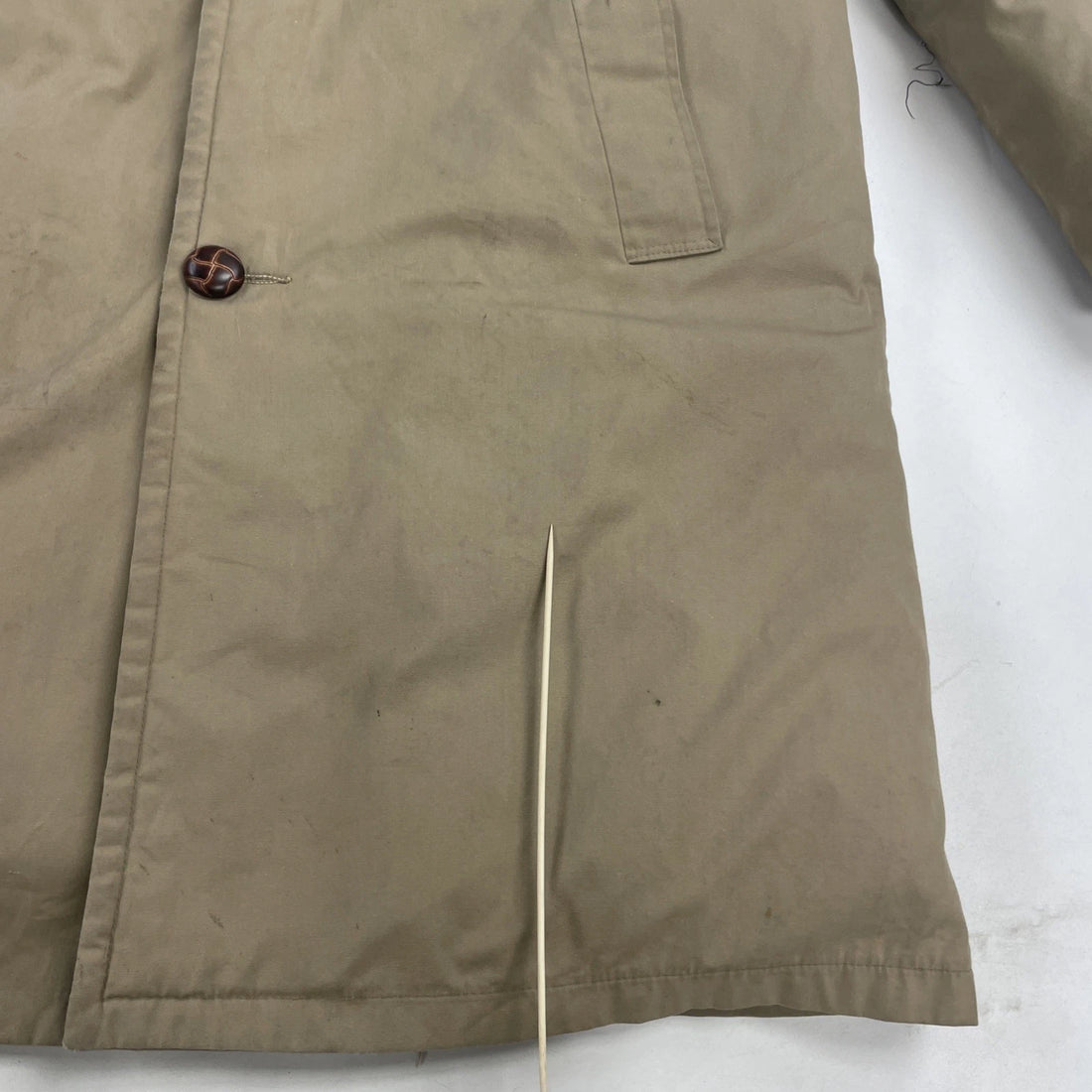 Vintage L.L. Bean Down Mainer Parka Coat Jacket Size Large Brown