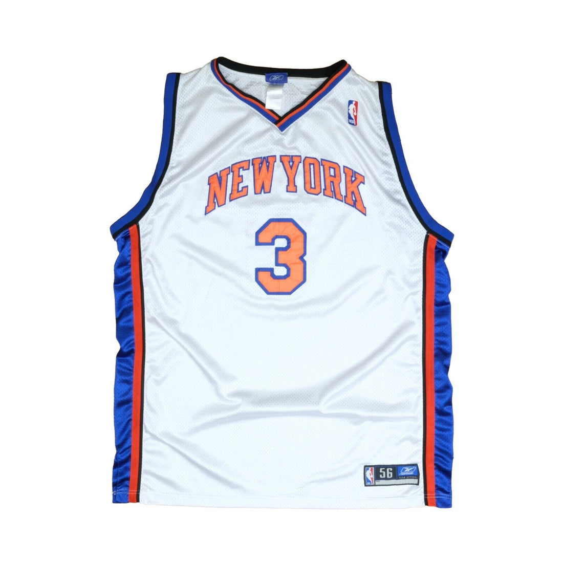 VINTAGE AUTHENTIC WHITE JERSEY STEPHON MARBURY NEW JERSEY NETS SZ
