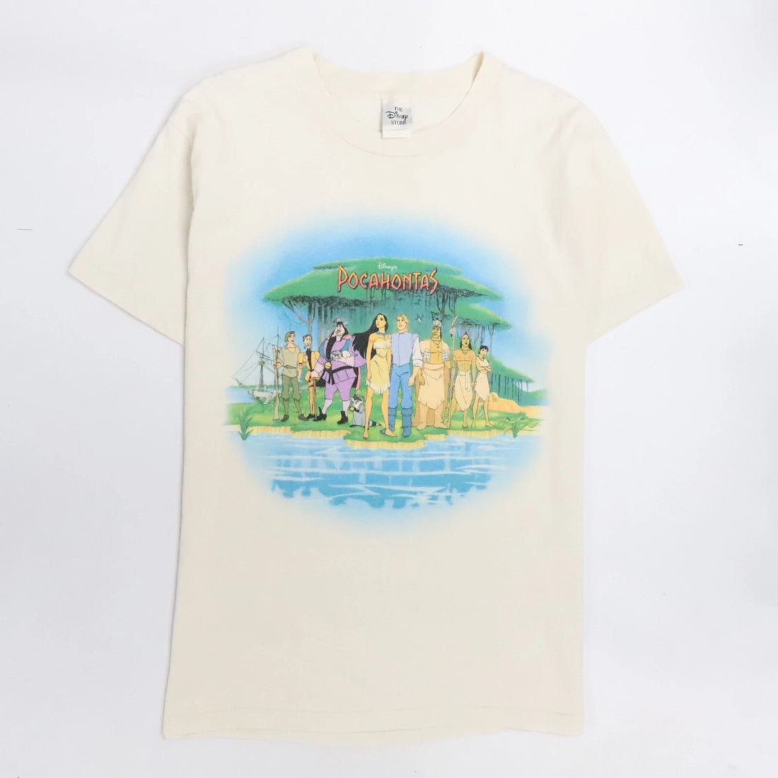 Vintage Pocahontas Disney T-Shirt Size Large 90s