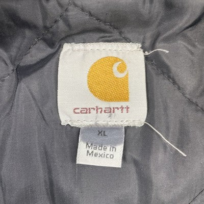 Carhartt Canvas Arctic Work Jacket Size XL Black