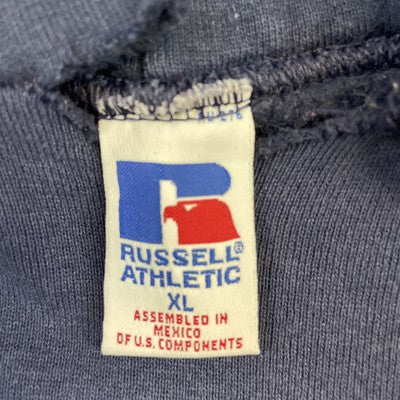 Vintage Ohio University Russell Athletic Sweatshirt Hoodie Size XL Blue