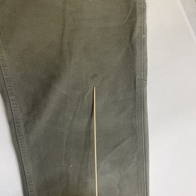 Carhartt Canvas Carpenter Work Pants Size 32 X 34 Green