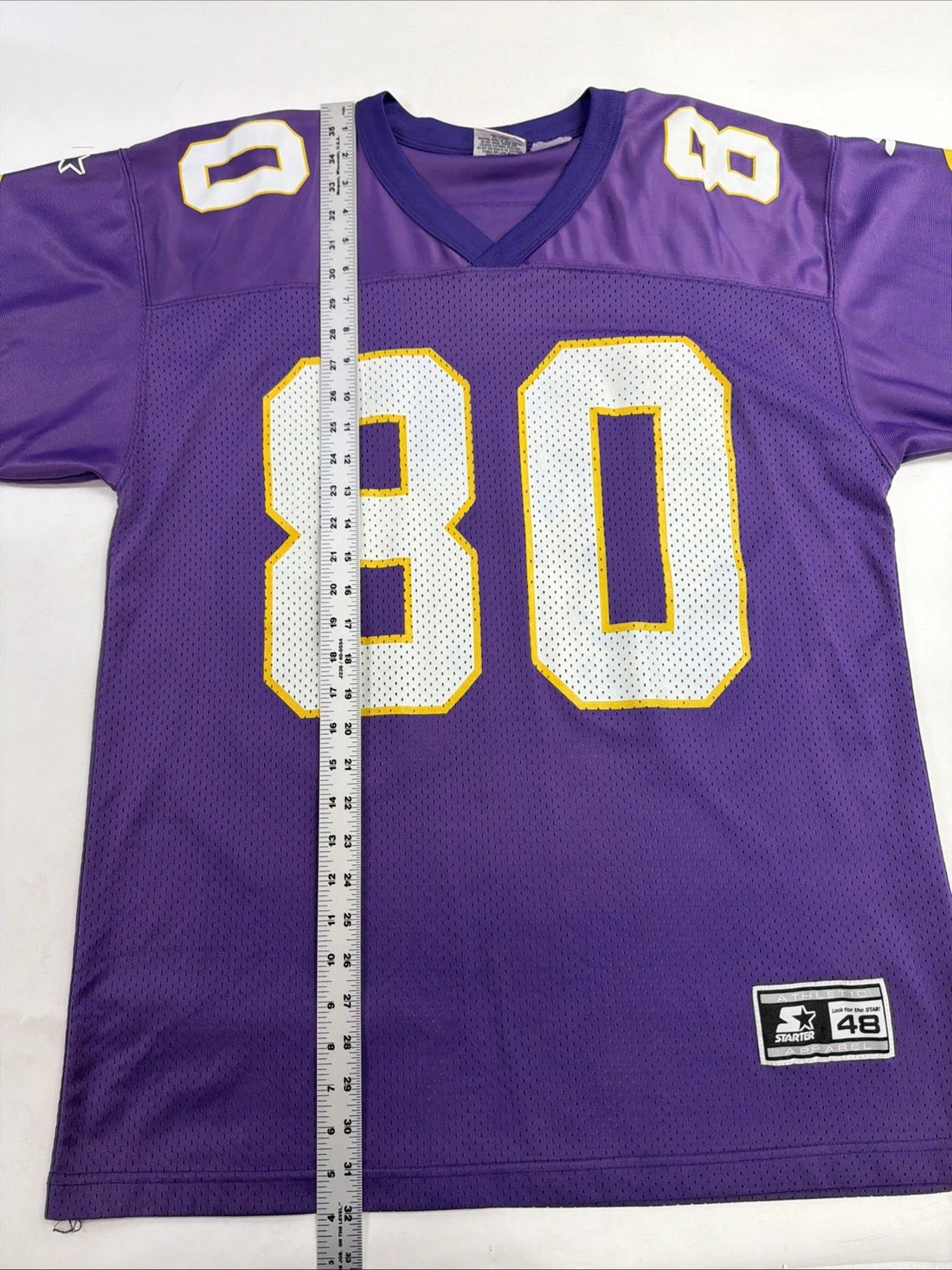 Vintage Minnesota Vikings Cris Carter Starter Jersey Size 48 Large NFL