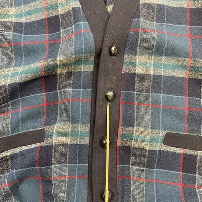 Vintage Pendleton Wool Cardigan Sweater Size XL Tartan Plaid