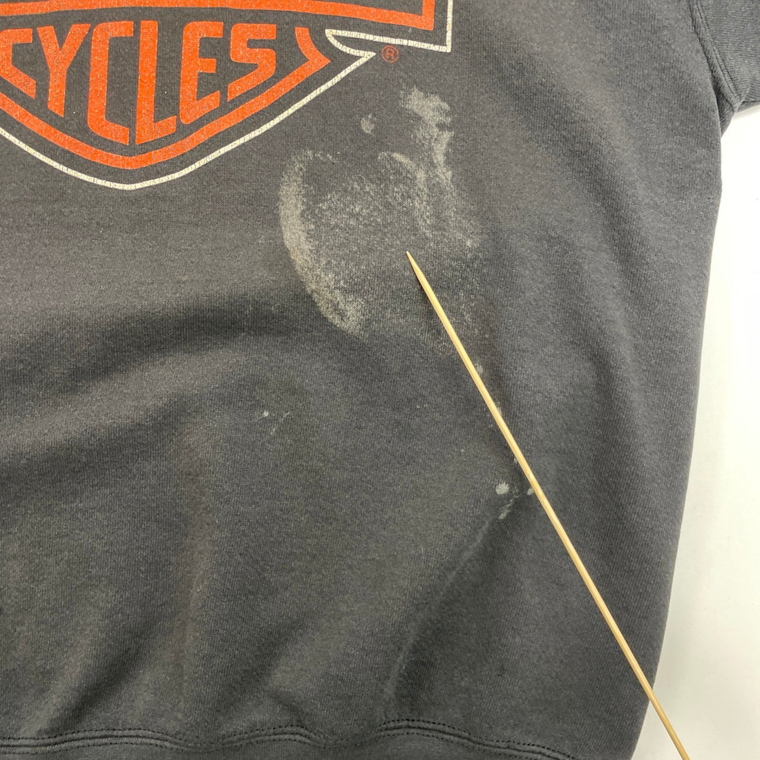 Vintage Harley Davidson Motorcycle Clouds Sweatshirt Crewneck Large Double Sided