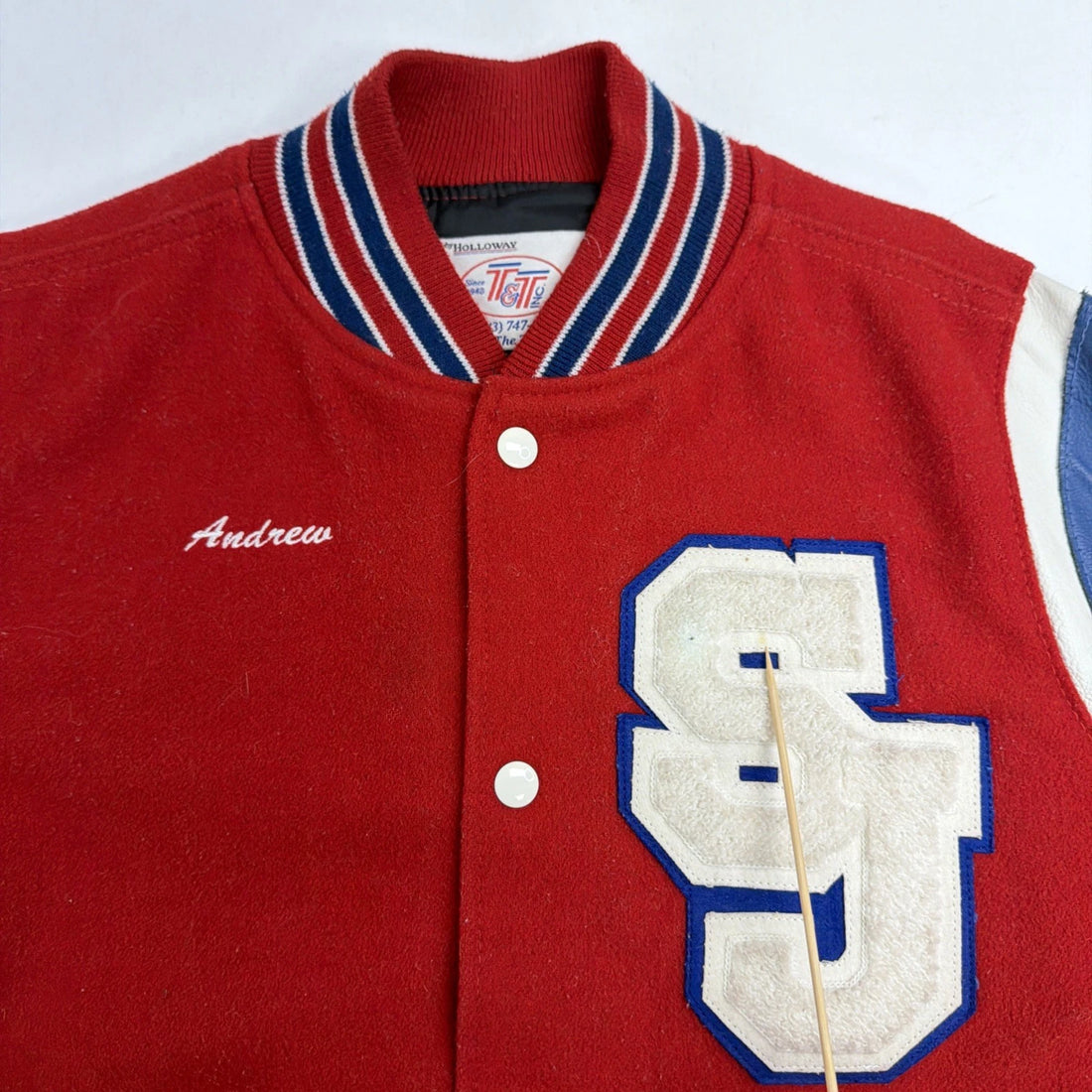 Swain Cavaliers Wool Varsity Letterman Jacket Large