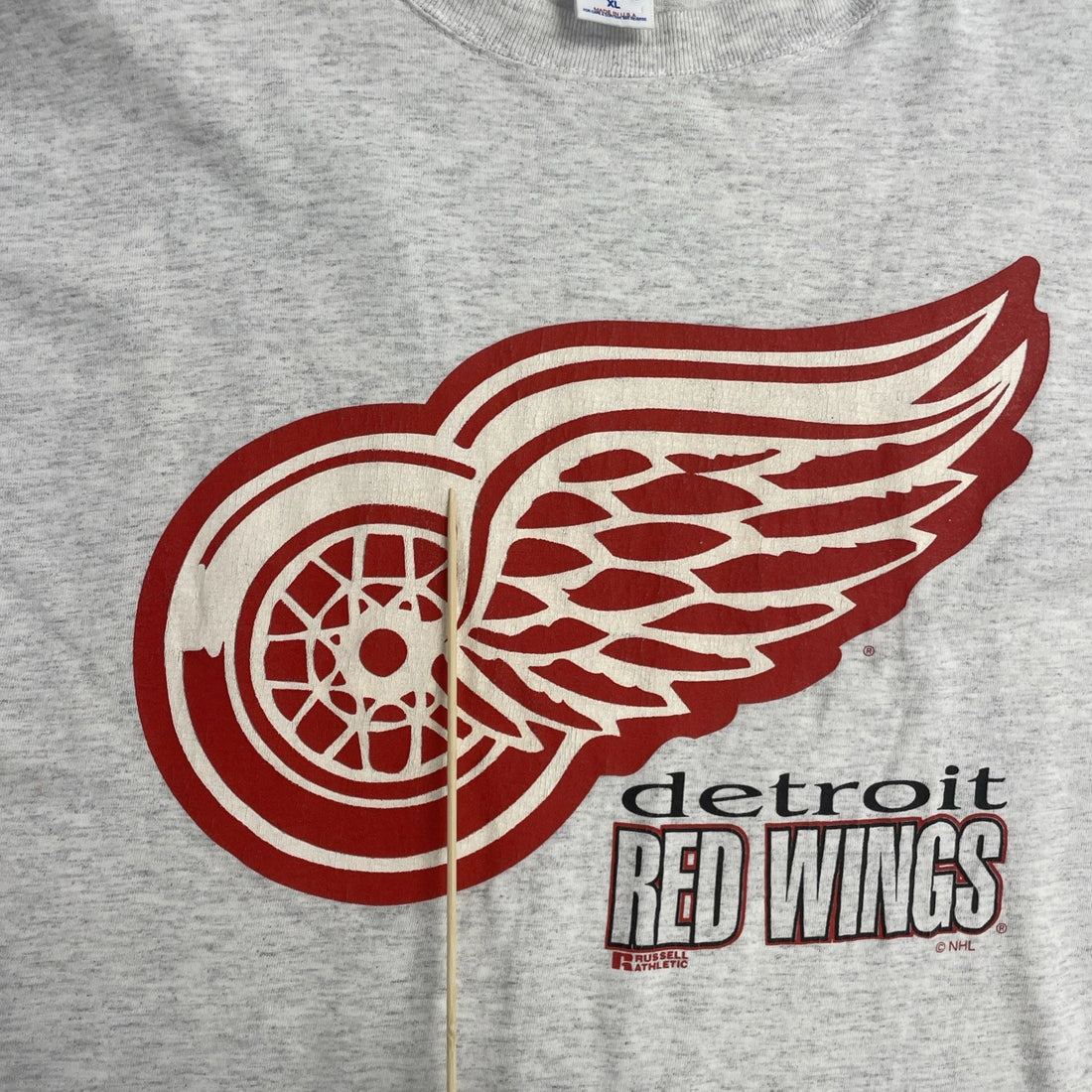 Vintage Detroit Red Wings Russell Athletic T-Shirt Size XL 90s NHL