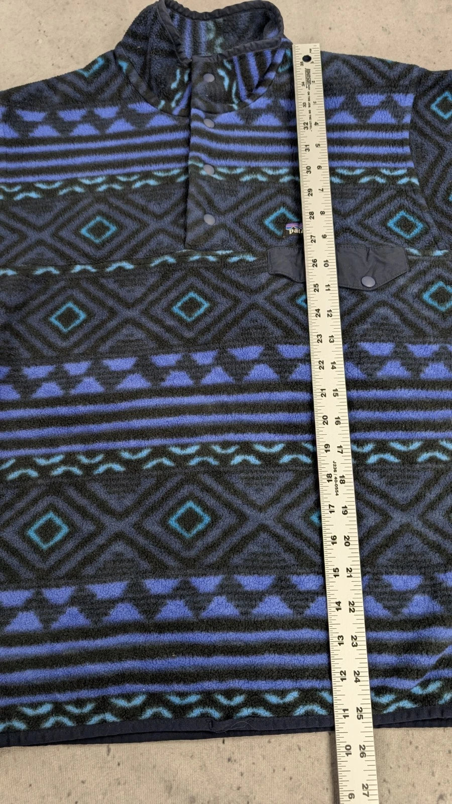 Patagonia Aztec Synchilla Snap T Fleece Jacket Size Small