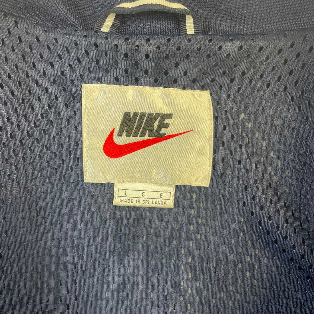 Vintage Nike Windbreaker Light Jacket Size Large Blue