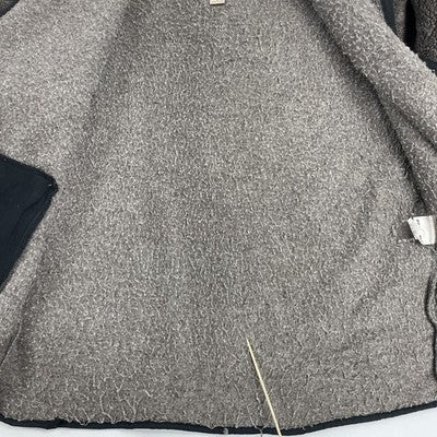 Vintage Woolrich Deep Pile Fleece Jacket Size Large Gray