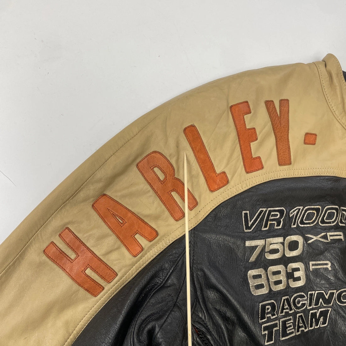Harley Davidson Racing Team Leather Motorcycle Jacket XL VR1000 750XR 883R