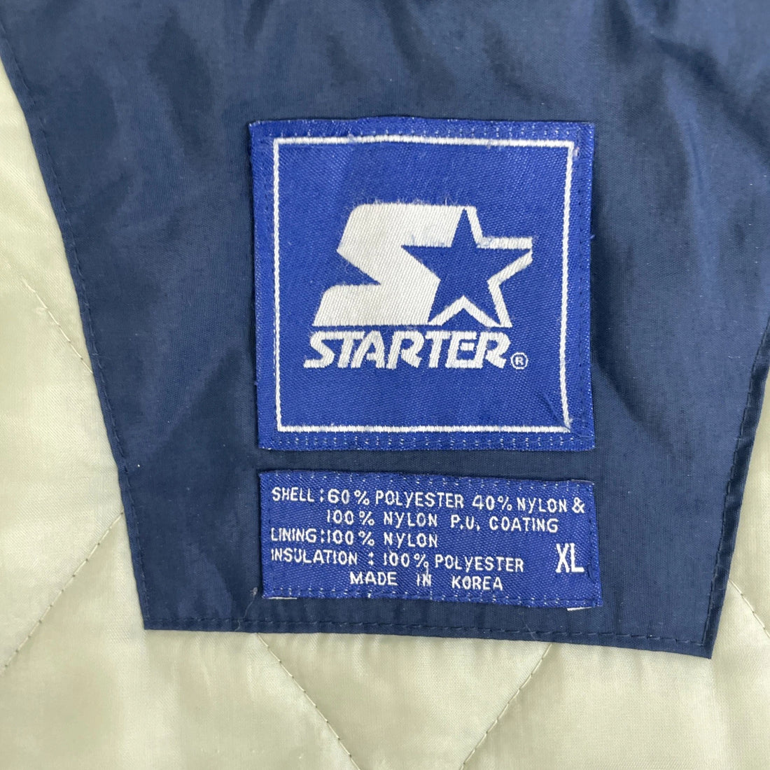 Vintage Georgetown Hoyas Starter Puffer Jacket XL 90s NCAA
