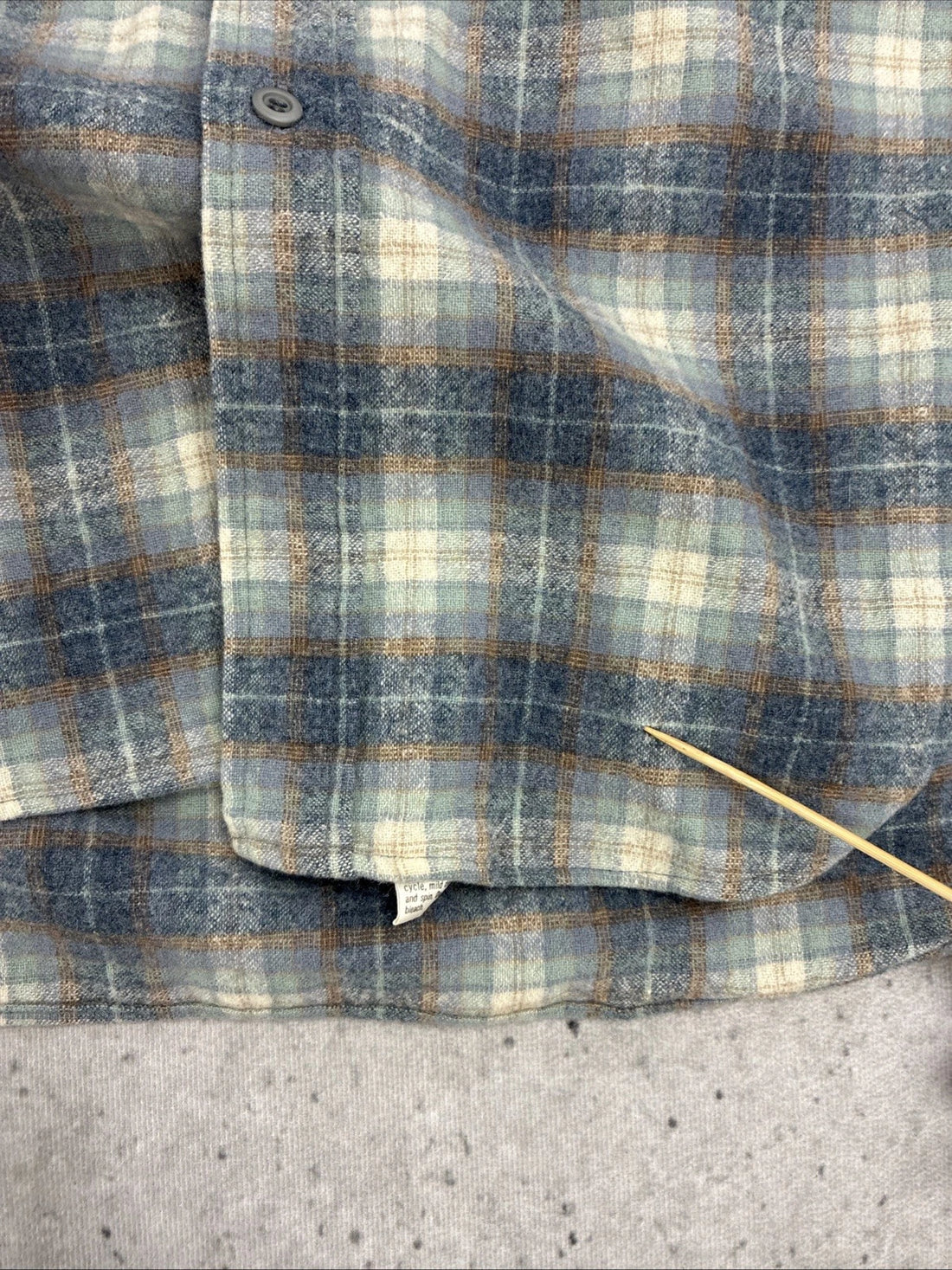 Vintage Pendleton Wool Field Button Up Shirt Size 15 1/2