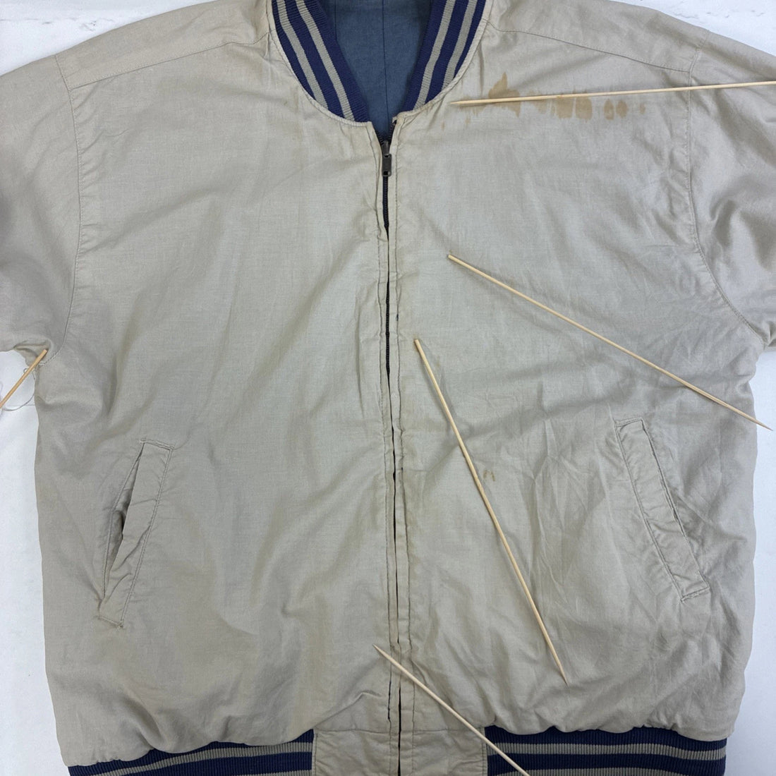 Vintage Brooklyn Dodgers Mirage Reversible Bomber Jacket Size XL MLB