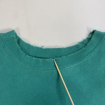 Vintage Champion Reverse Weave Crewneck Sweatshirt Size XL Teal 90s