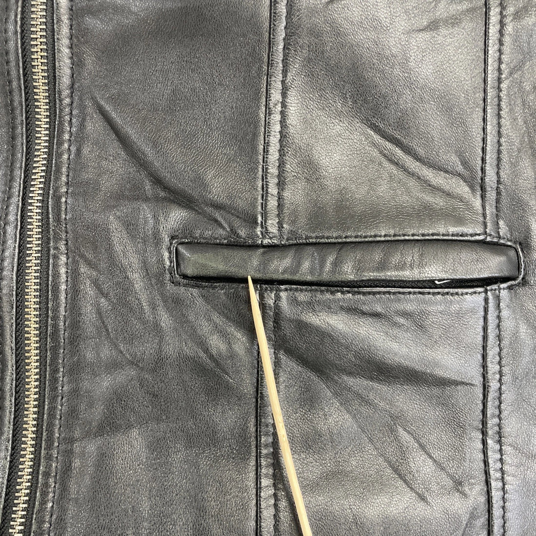 Danier Leather Coat Jacket Size Small Black