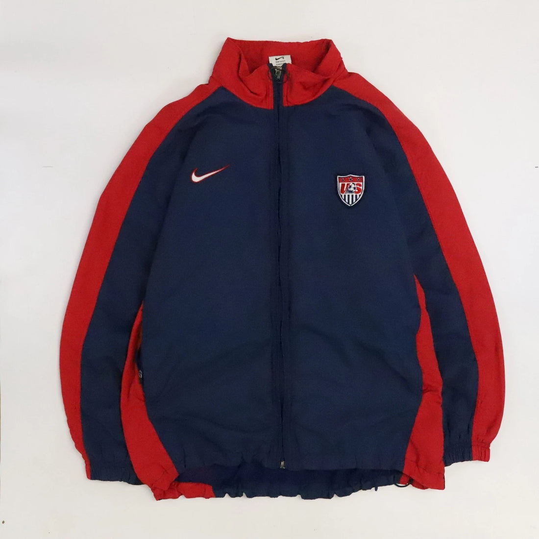Vintage Team USA Soccer Nike Windbreaker Light Jacket Womens Size Medium FIFA