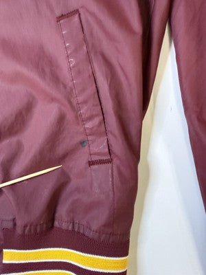Vintage Minnesota Golden Gophers Chalk Line Light Bomber Jacket Medium 90s NCAA