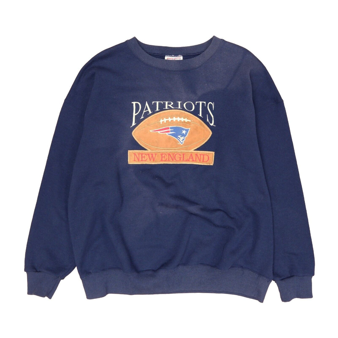 Vtg Y2K NFL New England Patriots Reebok Pullover Hoodie With 