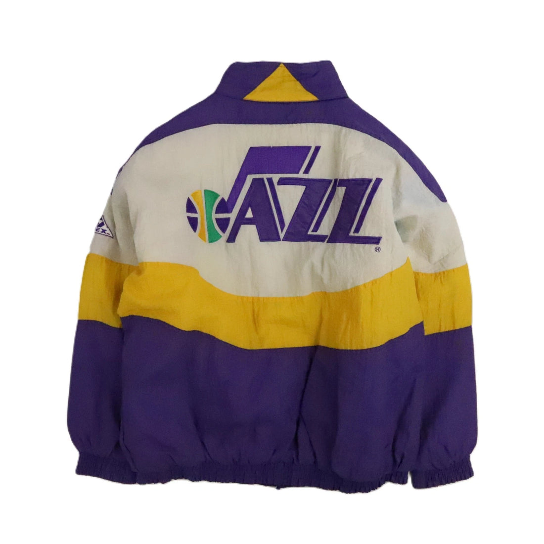 Vintage Utah Jazz Apex One Puffer Jacket Size Large 90s NBA