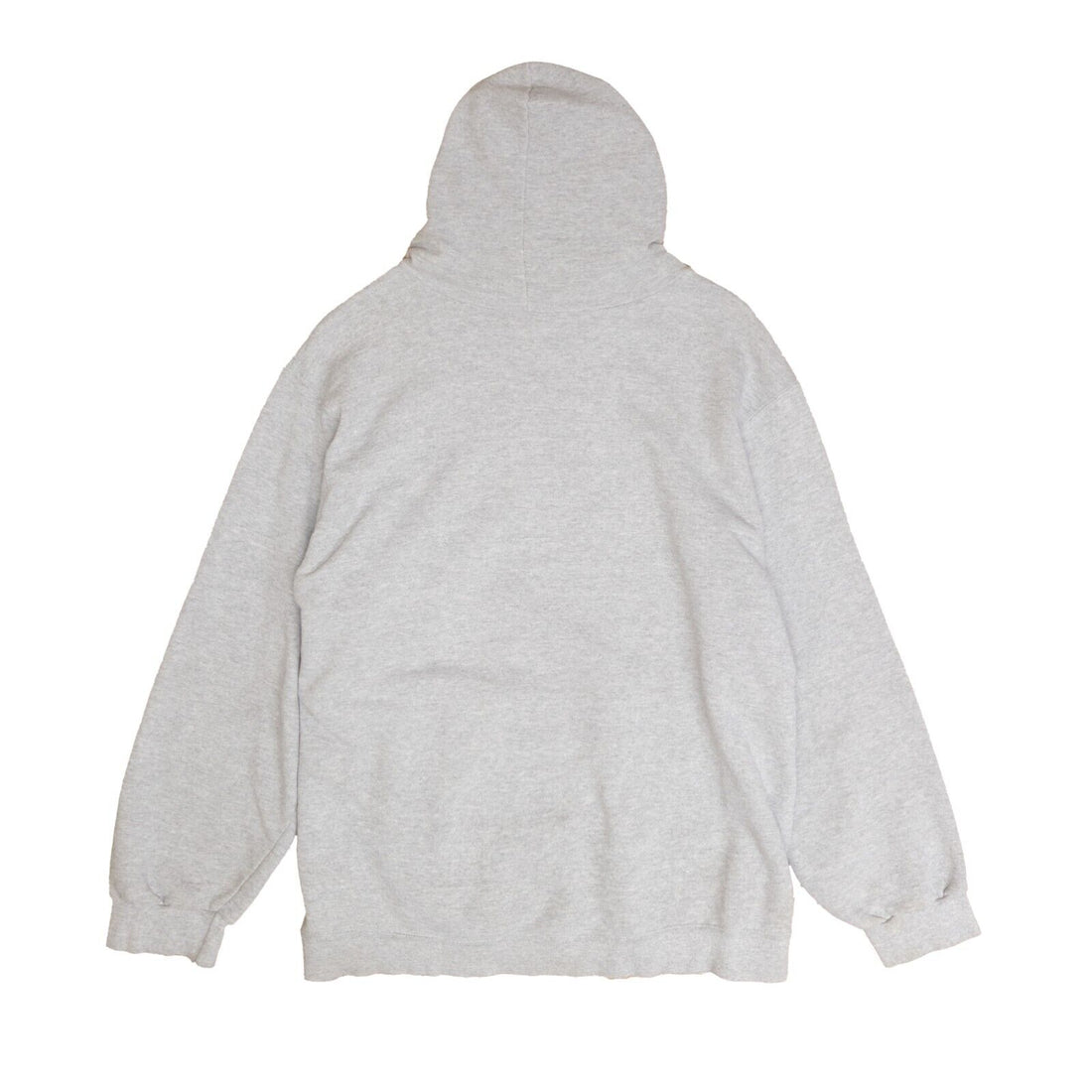 Vintage Nike Middle Swoosh Sweatshirt Hoodie XL Gray Embroidered