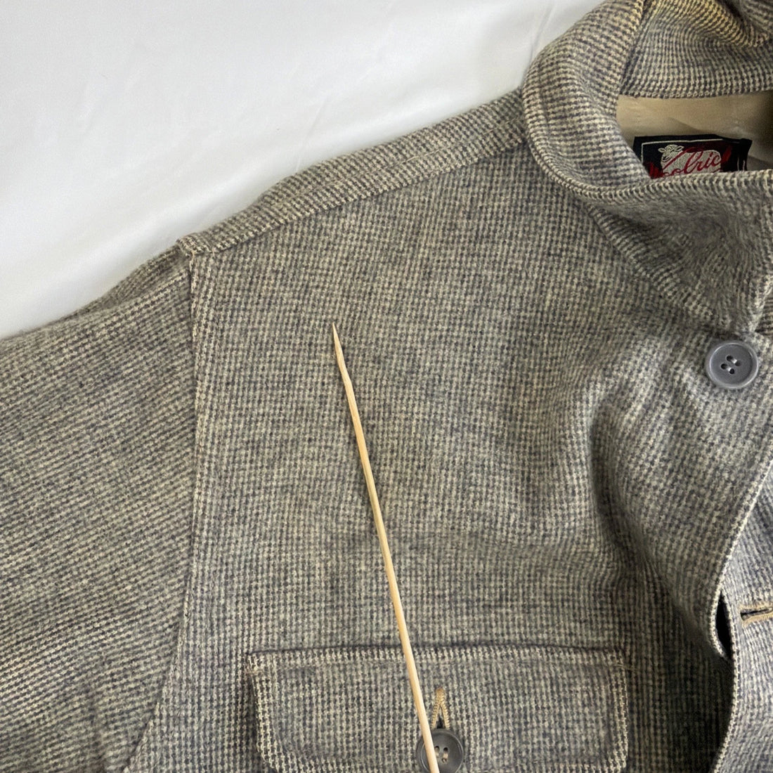 Vintage Woolrich Wool Mackinaw Field Shirt Jacket Size 40 40s 50s