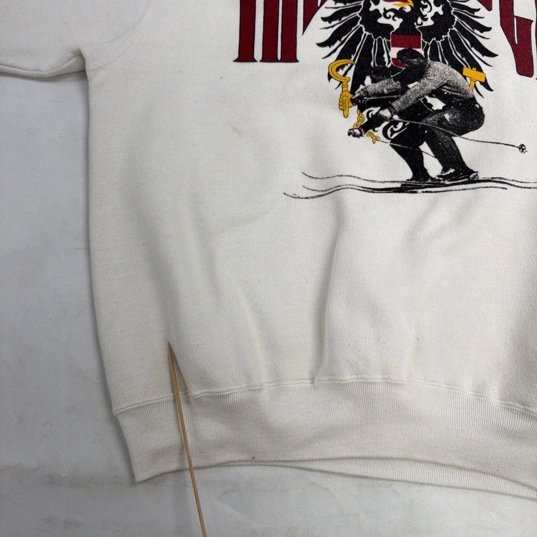 Vintage Austrian Challenge Innsbruck Ski Crewneck Sweatshirt Size XL 90s