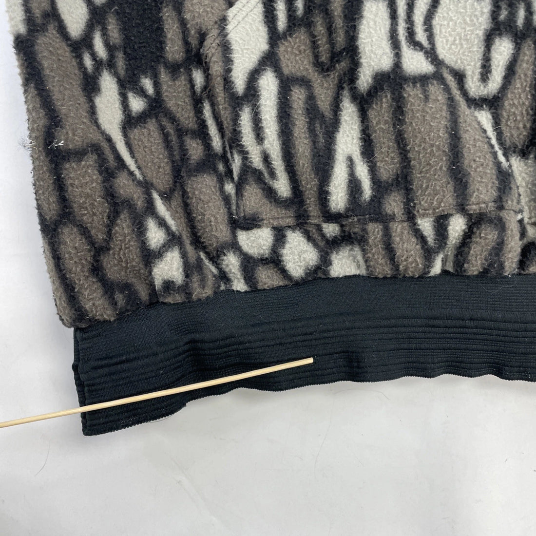 Vintage Tree Camo Pullover Fleece Jacket Size XL