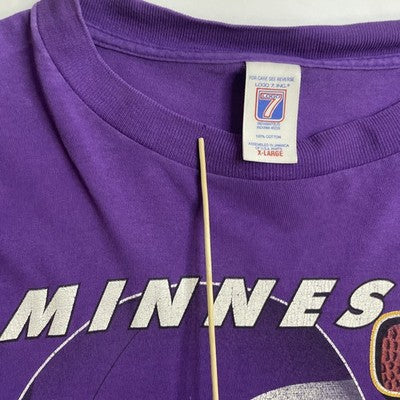 Vintage Minnesota Vikings T-Shirt Size XL 90s NFL