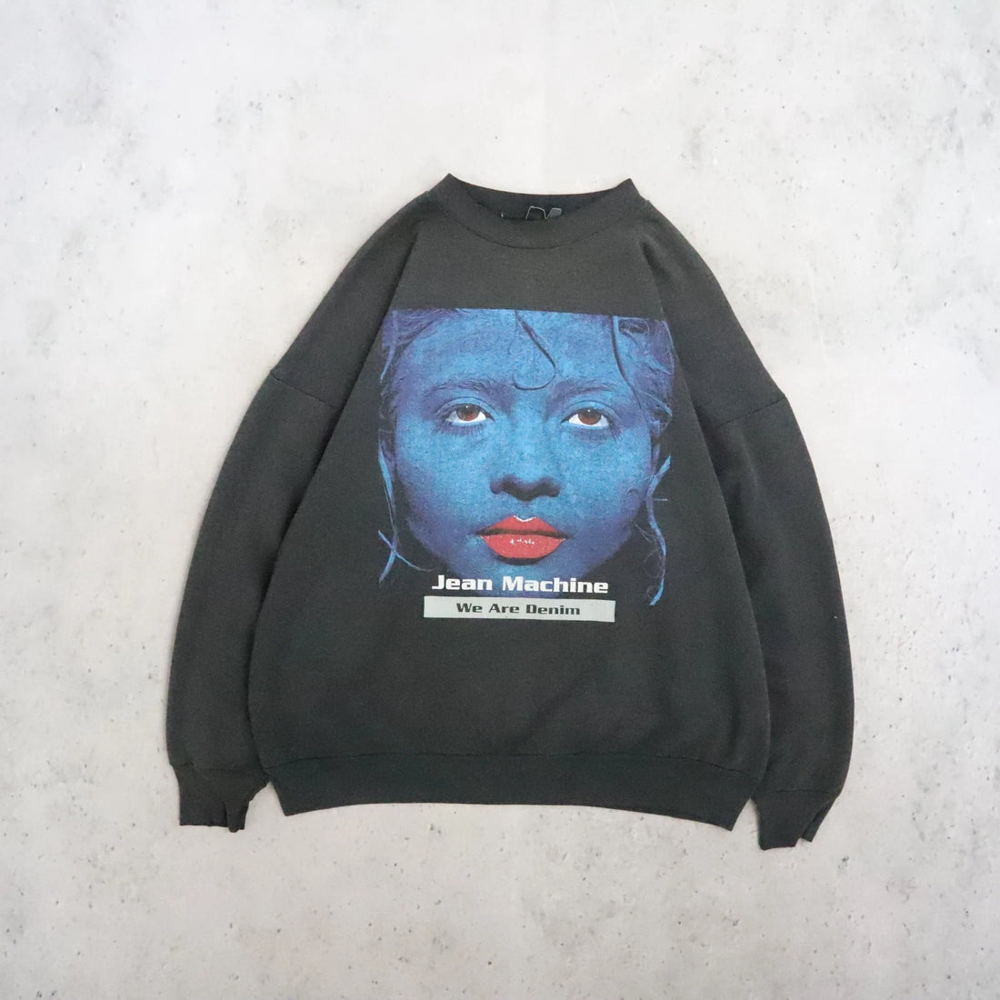 Vintage Jean Machine We Are Denim Promo Crewneck Sweatshirt Size XL 90s