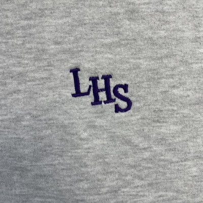Vintage LHS Eagles Sweatshirt Hoodie Size XL Gray
