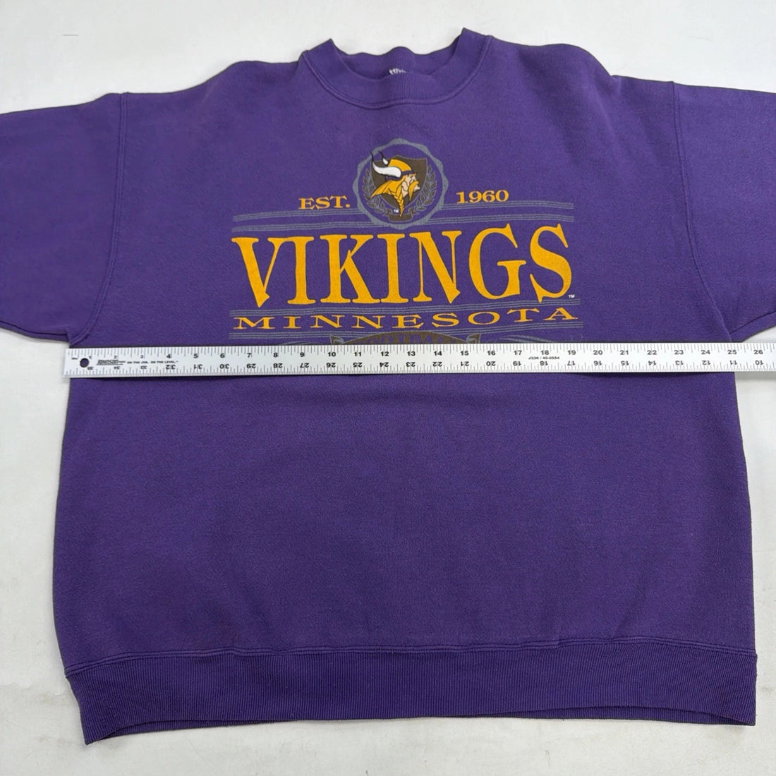 Vintage Minnesota Vikings Sweatshirt Crewneck Size XL 90s NFL