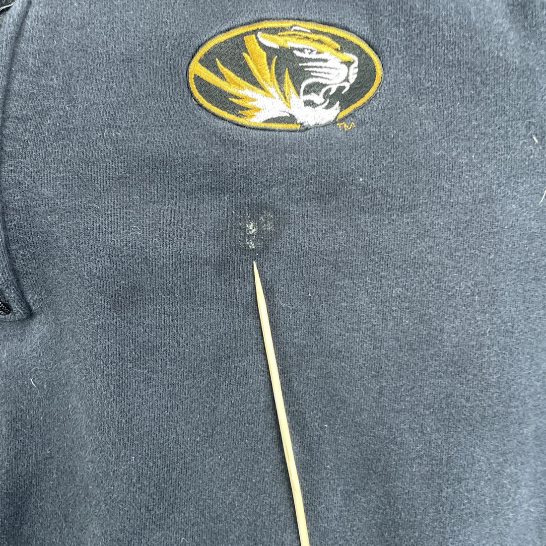 Nike Missouri Tigers 1/2 Zip Pullover Sweatshirt Size Small NCAA