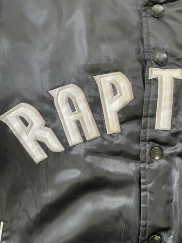 Vintage Toronto Raptors G-III Satin Bomber Jacket Size Medium NBA
