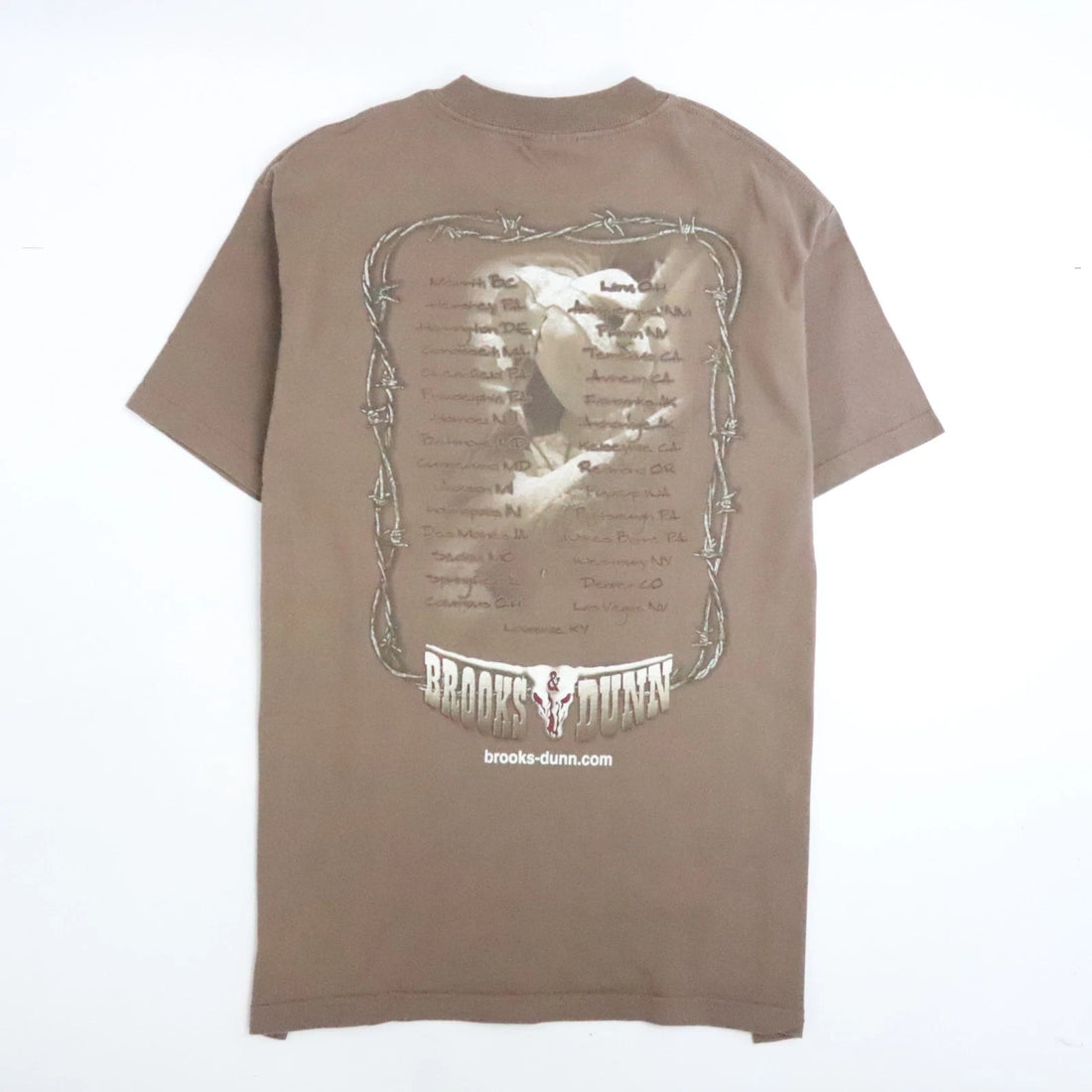Vintage Brooks & Dunn Tailgate Tour 2000 T-Shirt Size Medium Country Music