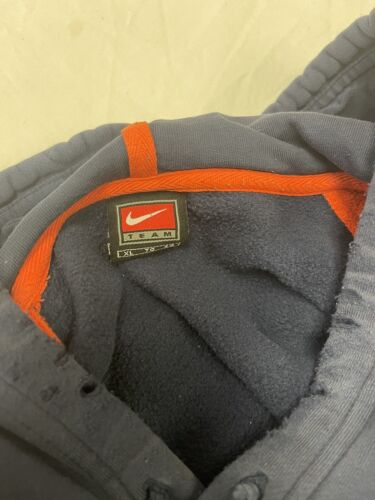 Vintage Syracuse Orange Nike Sweatshirt Hoodie Size XL Blue NCAA