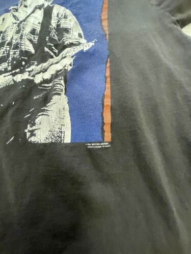 Vintage Bryan Adams Waking Up The World T-Shirt Size XL