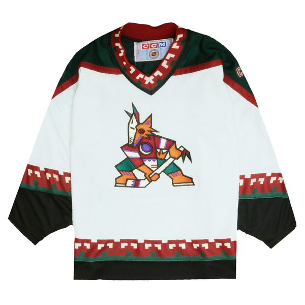 CCM Phoenix Coyotes Kachina Blank Jersey Vtg 90s NHL Hockey -  Sweden