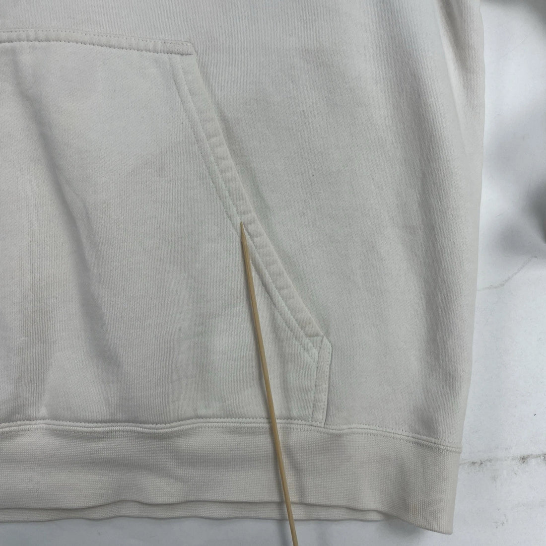 Vintage Nike Middle Swoosh Sweatshirt Hoodie Size XL White