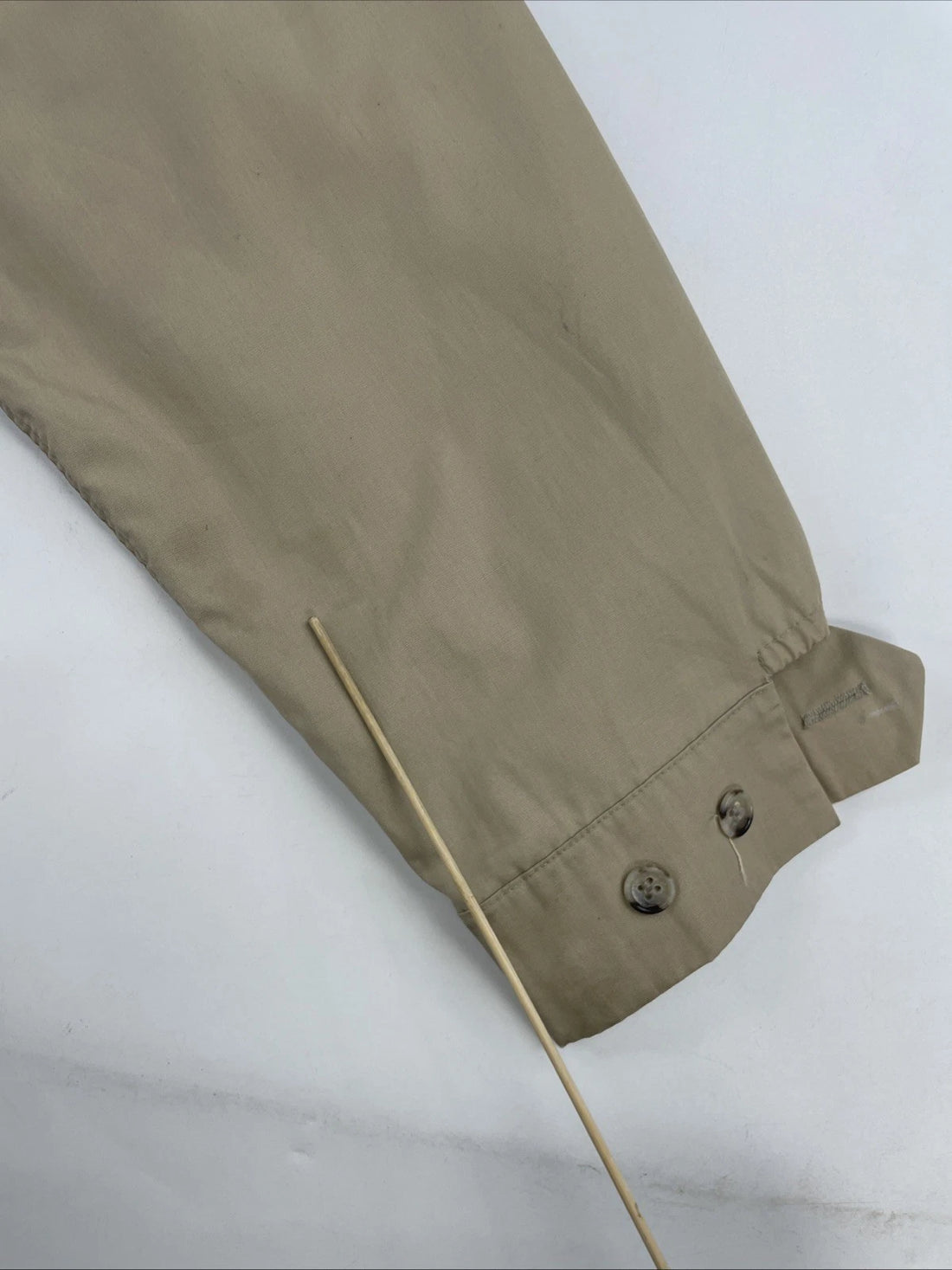Vintage London Fog Harrington Bomber Light Jacket Size 46 Long Beige